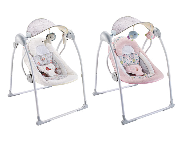 online Altalena dondolo oscillante con Musica per Bambini 86x74x63 cm in Acciaio e Poliestere Baby Sweet