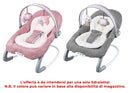 Sdraietta Dondolo con Musica per Bambini 60x68x42 cm  in Acciaio e Poliestere Baby Soft  -5