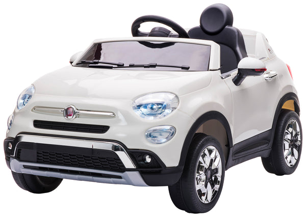 prezzo Macchina Elettrica per Bambini 12V con Licenza Fiat 500X Bianca