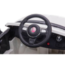 Macchina Elettrica per Bambini 12V con Licenza Fiat 500X Bianca-6