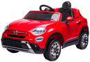 Macchina Elettrica per Bambini 12V con Licenza Fiat 500X Rossa-1