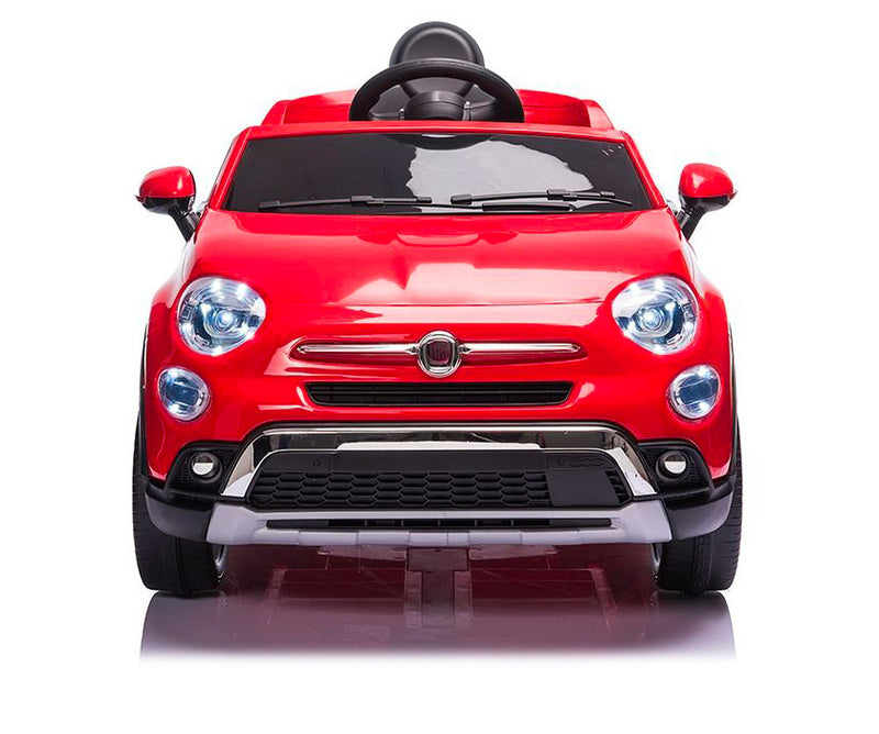 Macchina Elettrica per Bambini 12V con Licenza Fiat 500X Rossa-2