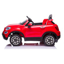 Macchina Elettrica per Bambini 12V con Licenza Fiat 500X Rossa-4