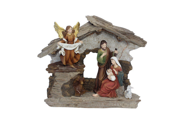 Natività Decorativa con Capanna 20h cm con Luci acquista