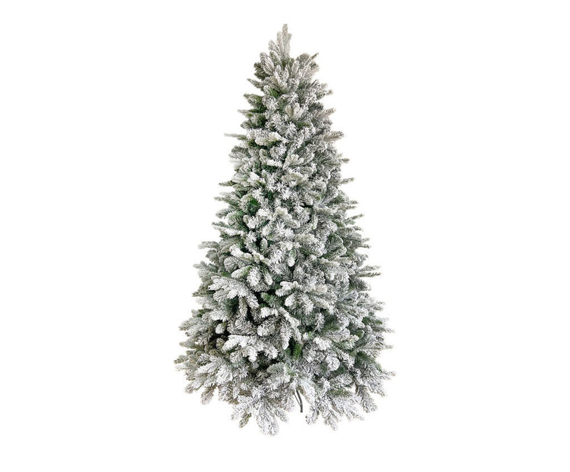 Albero di Natale Artificiale Innevato Mandorlo Varie Misure-1