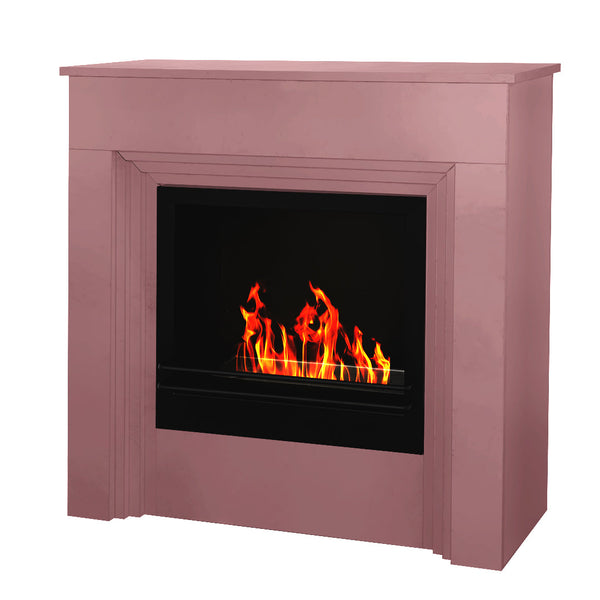 acquista Camino a Bioetanolo da Pavimento 96x35xH96 cm Bellini Rosa