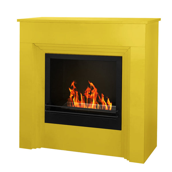 Camino a Bioetanolo da Pavimento 96x35xH96 cm Bellini Giallo online