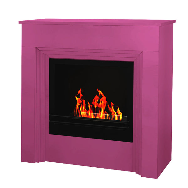 Camino a Bioetanolo da Pavimento 96x35xH96 cm Bellini Fucsia prezzo