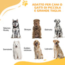 Cancellino per Cani Regolabile con 2 Estensioni 77-105x120 cm in Acciaio e Doppio Blocco Bianco-4