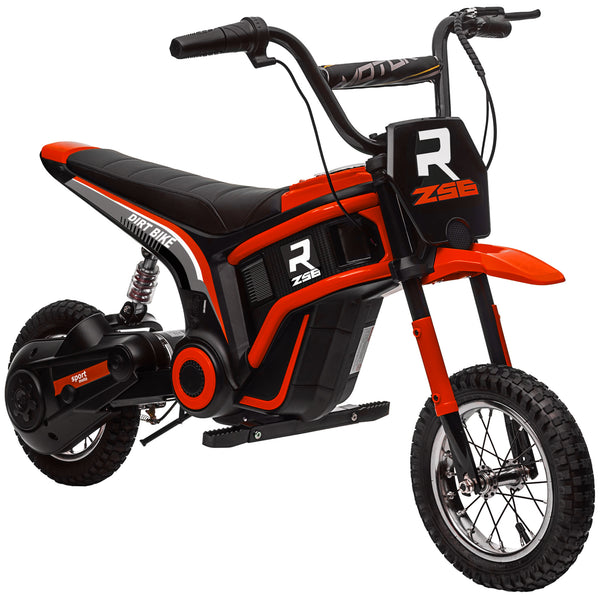 acquista Moto Elettrica per Bambini con Acceleratore Manuale 2 Velocità 8-16km/h Rosso