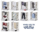 Sèche-linge électrique 40W avec ioniseur et inverseur Alfie 690 spécial Ribeira marron et crème