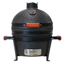 Barbecue a Carbone Carbonella da Appoggio Ø40,5 cm in Ceramica di Mullite Kamando Lisa Luxury 16” Nero-1