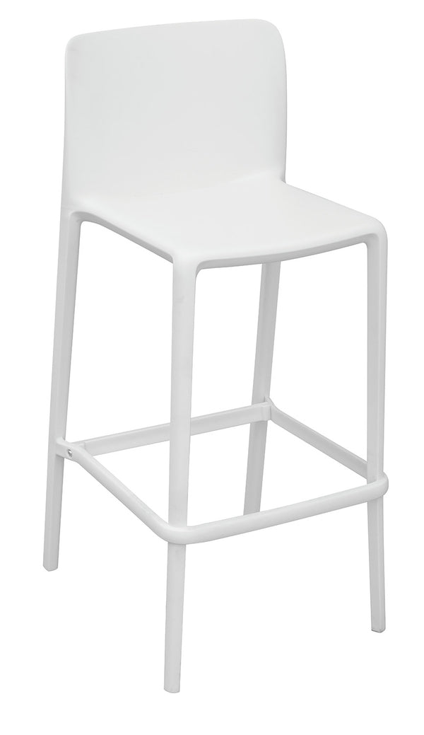 prezzo Sgabello  46x102x48 cm Palermo in Polipropilene Bianco