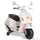 Moto Elettrica per Bambini Piaggio Vespa GTS 6V Bianco