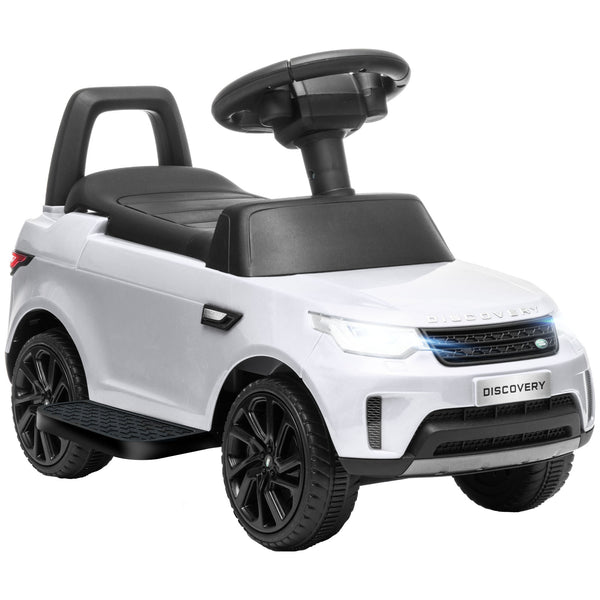 Macchina Elettrica per Bambini Licenza Land Rover Discovery 6V Velocità 3km/h Bianco sconto