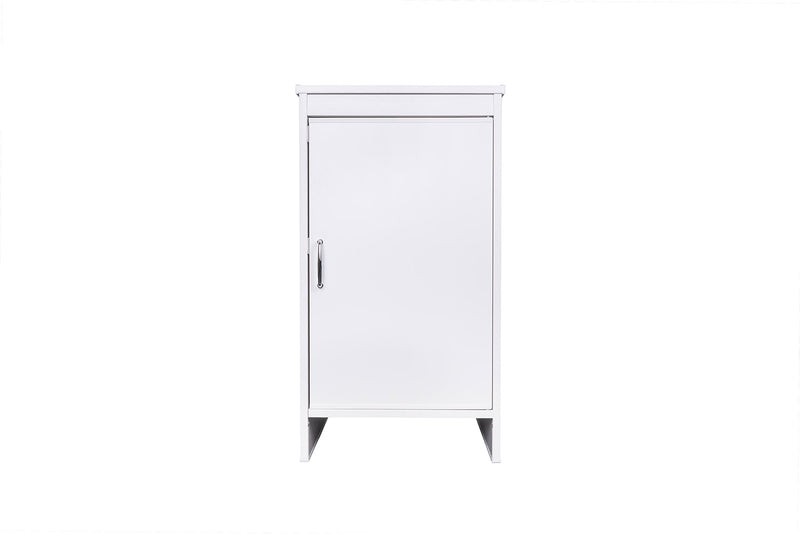 Mobile Lavanderia da Esterno 46,5x49x84 cm in PVC Bianco -1