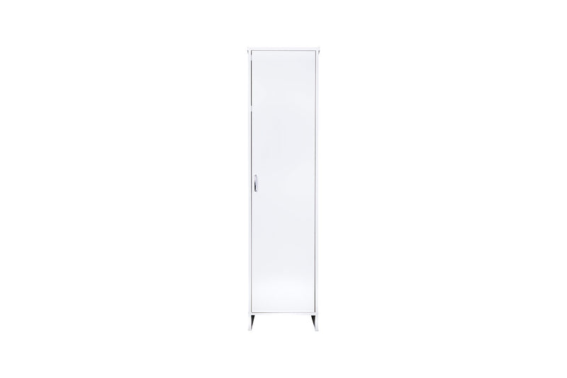 Mobile a Colonna Lavanderia da Esterno 46,5x49x182 cm in PVC Bianco -1