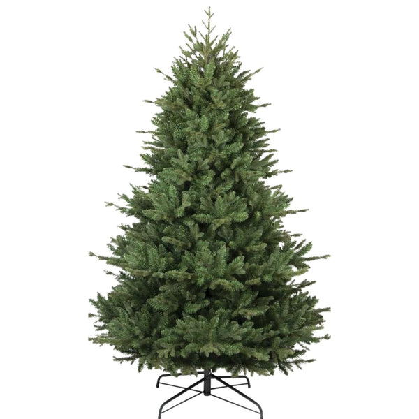 acquista Albero di Natale realistico realizzato in PE+PVC di colore verde