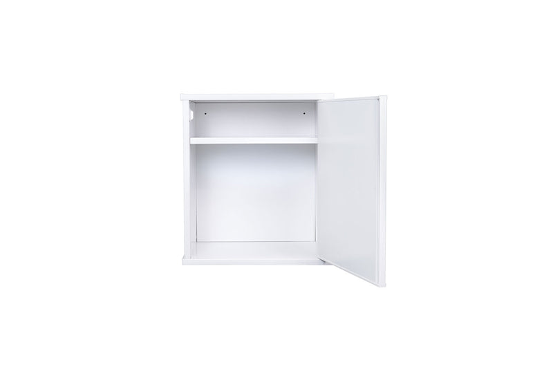 Pensile Lavanderia da Esterno 46,5x34x52,5 cm in PVC Bianco -2