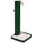 Fontana da Giardino Design a Colonna Quadrata Rubinetto in Ottone e Base con Ciottoli Verde