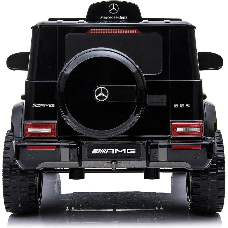 Macchina Elettrica per Bambini Licenza Mercedes-Benz G63 AMG 12V Telecomando e Soft Start Nero -6