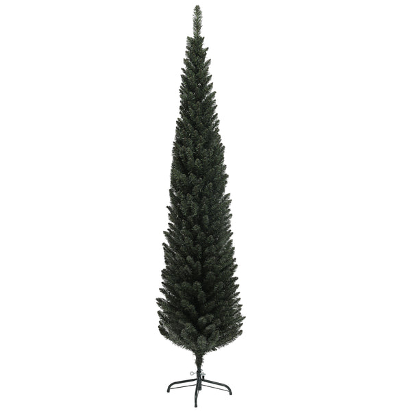 Albero di Natale Artificiale 195 cm 390 Rami Design Alto e Stretto Verde online