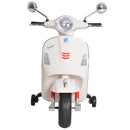 Moto Elettrica per Bambini Design Vespa 6V Bianco  -9