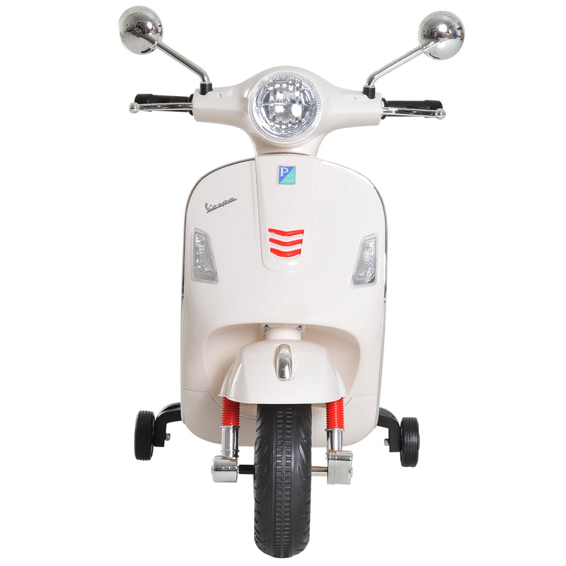 Moto Elettrica per Bambini Design Vespa 6V Bianco  -9