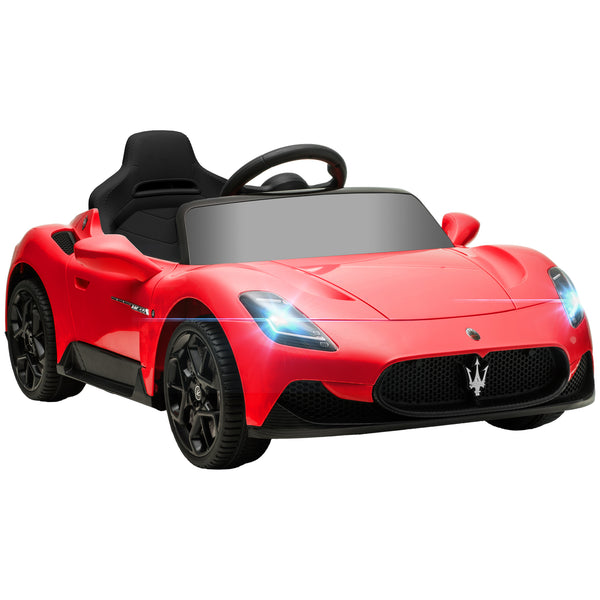 Macchina Elettrica per Bambini Licenza Maserati MC20 Velocità 3-5km/h Rosso sconto