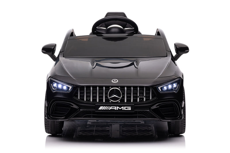 Macchina Elettrica per Bambini 12V con Licenza Mercedes CLA45 AMG Nera -2