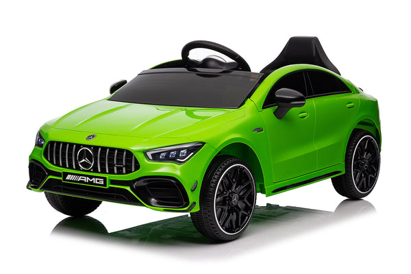 sconto Macchina Elettrica per Bambini 12V con Licenza Mercedes CLA45 AMG Verde