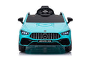 Macchina Elettrica per Bambini 12V con Licenza Mercedes CLA45 AMG Turchese -2