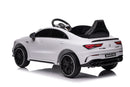 Macchina Elettrica per Bambini 12V con Licenza Mercedes CLA45 AMG Bianca -6