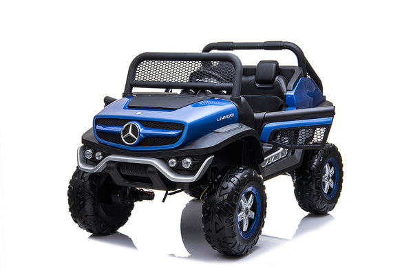 Macchina Elettrica per Bambini 12V con Licenza Mercedes Unimog Blu prezzo