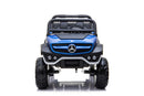 Macchina Elettrica per Bambini 12V con Licenza Mercedes Unimog Blu -2