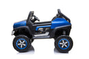 Macchina Elettrica per Bambini 12V con Licenza Mercedes Unimog Blu -4