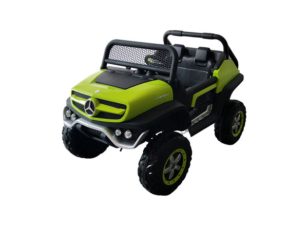 sconto Macchina Elettrica per Bambini 12V con Licenza Mercedes Unimog Verde