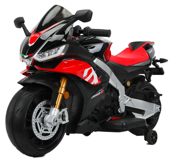 Moto Elettrica per Bambini 24V con Licenza Aprilia RSV4 BIG Nera sconto