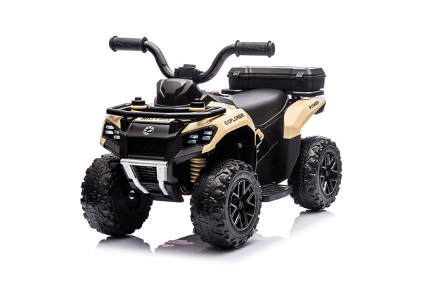 Quad Elettrico per Bambini Safari 6V con Bauletto Posteriore Beige online