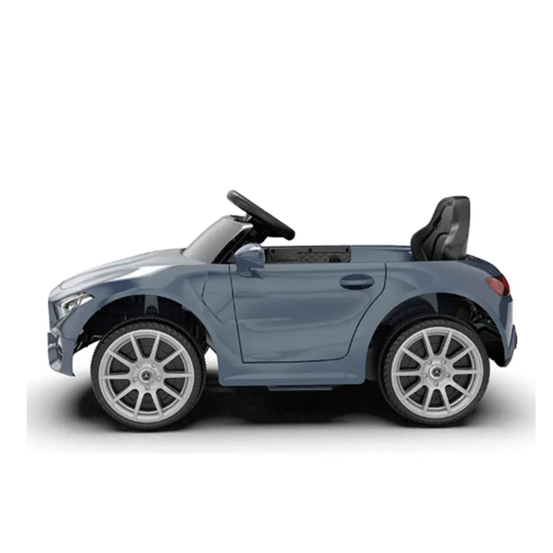 Macchina Elettrica per Bambini 12V con Licenza Mercedes CLS Small Blu-2