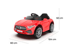 Macchina Elettrica per Bambini 12V con Licenza Mercedes CLS Small Rosso  -5