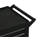 Carrello Porta Utensili da Officina con 7 Cassetti Serratura con Chiavi 69x33x75 cm Nero-9