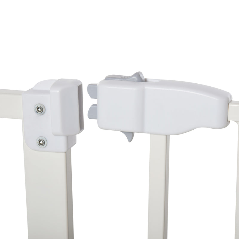 Cancelletto di Sicurezza per Cani Montaggio a Pressione Chiusura Automatica 76,2A cm Bianco -9