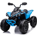 Quad Elettrico per Bambini Licenza Can-Am Renegade 12V ATV Telecomando e Ammortizzatori Blu  -1