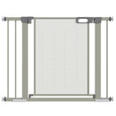 Cancelletto di Sicurezza per Cani Estensibile con Chiusura Automatica 75-103x76 cm Grigio -1