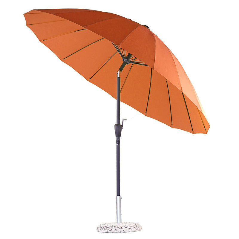 Ombrellone da Giardino Ø240xH236 cm Atlanta arancio-5