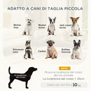 Cuccia Divano per Cani e Gatti Taglia Piccola 86x55x33 cm Grigio Chiaro -4