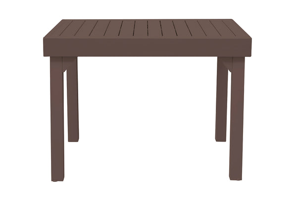 online Tavolo Allungabile da Giardino 106/212x75x75 cm Capannori in Alluminio Chocolate