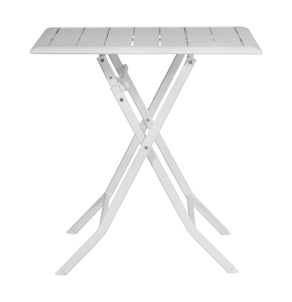 prezzo Tavolo Pieghevole da Giardino 60x60x72 cm Lucca in Alluminio Bianco