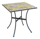 Tavolo da Giardino 70x70x72 cm Mosaico con Mosaico Design Maiolica-1